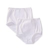 Bali womens Cotton Light Control Dfx037 2-pack shapewear briefs, White