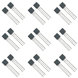 Bridgold 100pcs(50pcs 2N5401+50pcs 2N5551) PNP NPN Complementary sllicon General Purpose Amplifier Transistors，TO-92.
