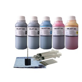 ND R@ 5X250ML Refill Ink for Canon 243 240 245 244 PG-243 PG-240 PG-245 CL-244 PIXMA MG3020 TS202 TS302 TS3120 TS3122