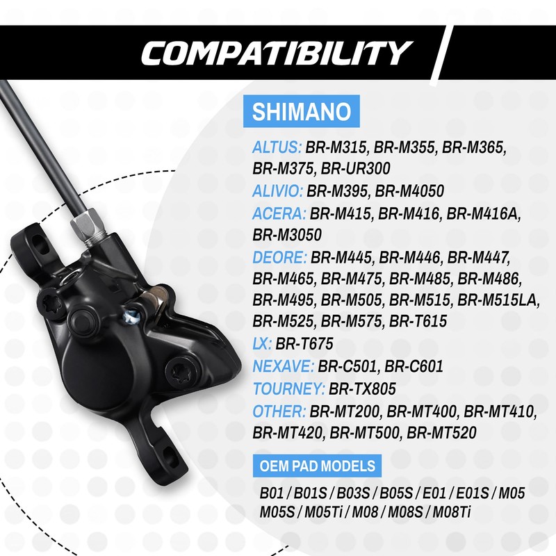 epic Disc Brake Pads for Shimano Brakes | B01S, B05S,