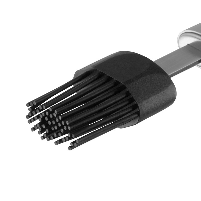 WMF Profi Plus Silikon-Backpinsel 20 cm, Cromargan Edelstahl, teilmattiert, Silikonborsten,