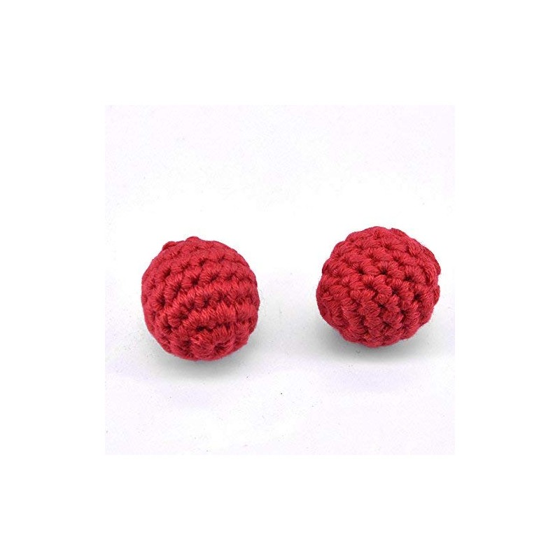 blue-ther 2pcs Crochet Ball (Dia 2.5cm,1 Magnetic+ 1 Normal) Magic