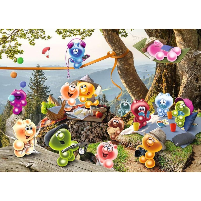 Ravensburger Gelinis Bear Puzzle 16750 Gelini On Picnic 1000 Pieces