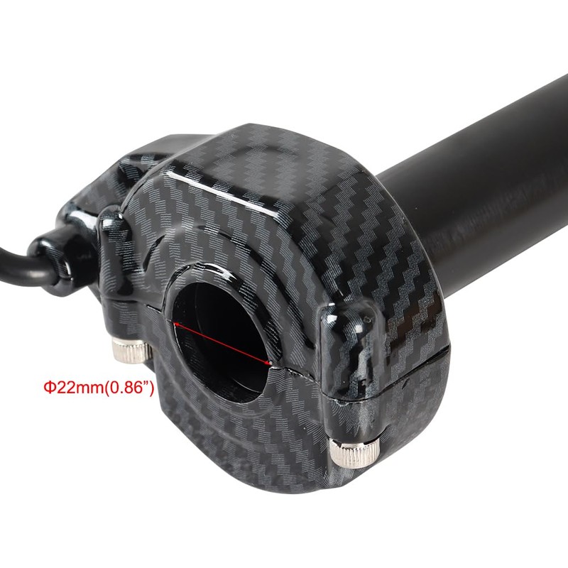 Surron Throttle Handle Imitation Carbon Fiber Throttle Grips Quick Twister