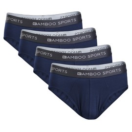 BAMBOO SPORTS B: Mens No Fly Briefs- Super Soft & Comfortable Fit