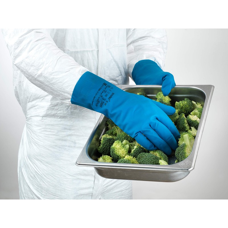 Ansell VersaTouch 87-195 Natural rubber latex gloves, chemical & liquid