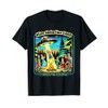 Funny Vintage Alien Abduction Camp UFO Alien T-Shirt