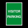 Visitor Parking Only Plastic Sign - Private Property, Parking, Clamping,