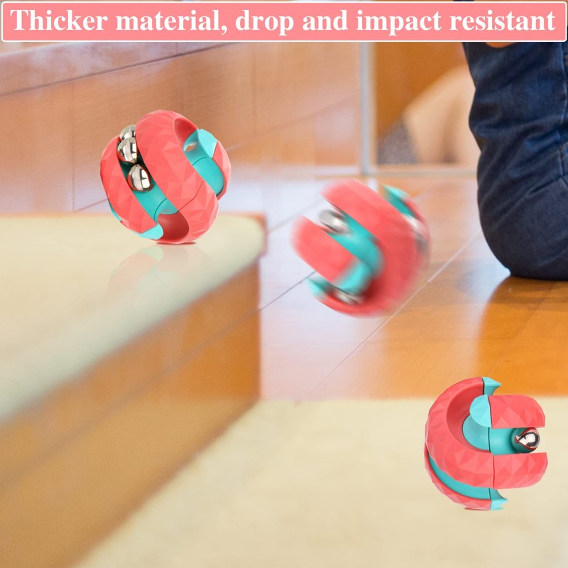 2 PCS Orbit Balls，UHOMENY Spinning Track Balls as Stress Relief