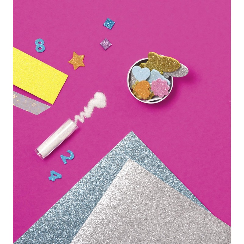 folia 937 Creative Box Glitter Mix, Over 900 Pieces, Glittery,