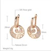 boutique Spectacular Unique Micro Pave Round Drop Earrings