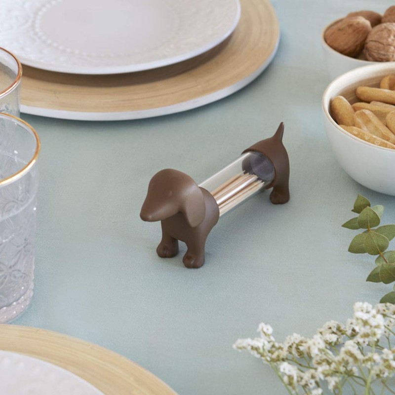 Practical Toothpick Dispenser Salt and Pepper Shaker Dog Cat Container