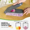 Picadora De Alimentos Multifuncional Manual 1.2 L Gris