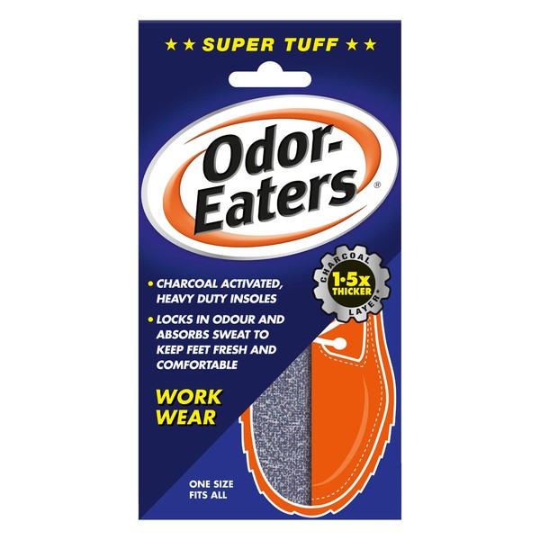 Odor-Eaters Supertuff, Odour-Destroying, Heavy duty insoles for work wear