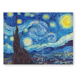 ピントー(Pintoo) 150ピース ミニパズル プラ製ジグソーパズル【ゴッホ＿星月夜】(8X10cm)子供大人 破片なし カチっとハマる[P1139]