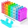 Odaro Best Monthly Pill Organizer 4 Times a Day 30