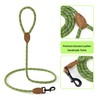 Mile High Life leather dog lead, reinforced handle, climbing, with