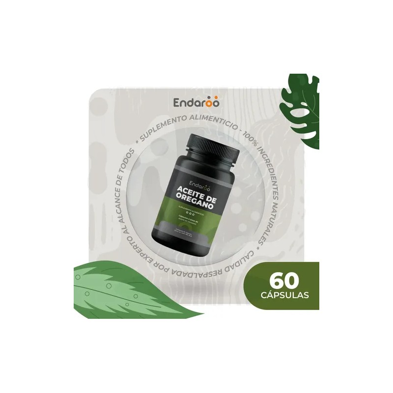Aceite de Orégano ENDAROO 240 Cápsulas Pack 4 Frascos Sin