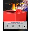 Gooseneck Trailer Lock, Heavy Duty Trailer Lock Fits Round &