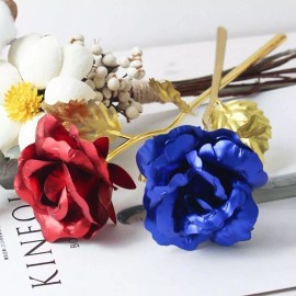 Lion Lindo Regalo De Rosa Con Luz Led Galaxia