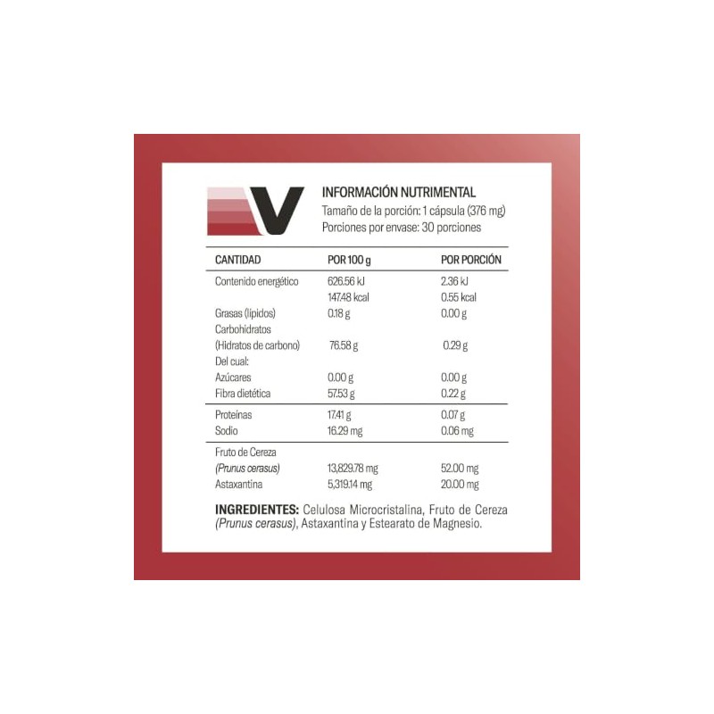Vitaminica Astaxantina 20 mg 30 Cápsulas Antioxidante