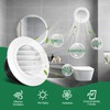 Soffit Vents 4 Inch, Round Exhaust Air Vent Cover with