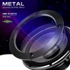 Facmogu 2PCS 4" Black Round Speaker Grills Cover, Metal Mesh