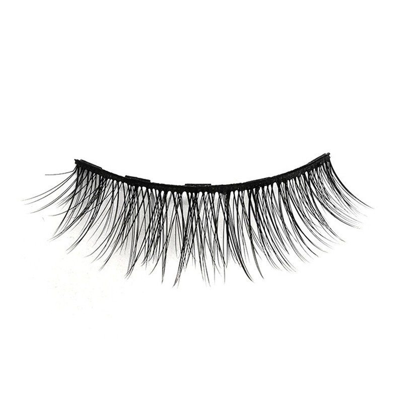 20pcs Magnetic 3D False Eyelashes Reusable Fluffy Magnetic Artficial Lashes