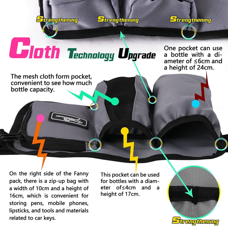 Bolsa para botella de masaje, funda para terapia de masaje,