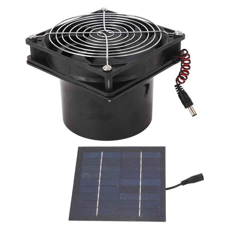 Solar Exhaust Fan Efficient Heat Dissipation Ventilation 50W Solar Panel