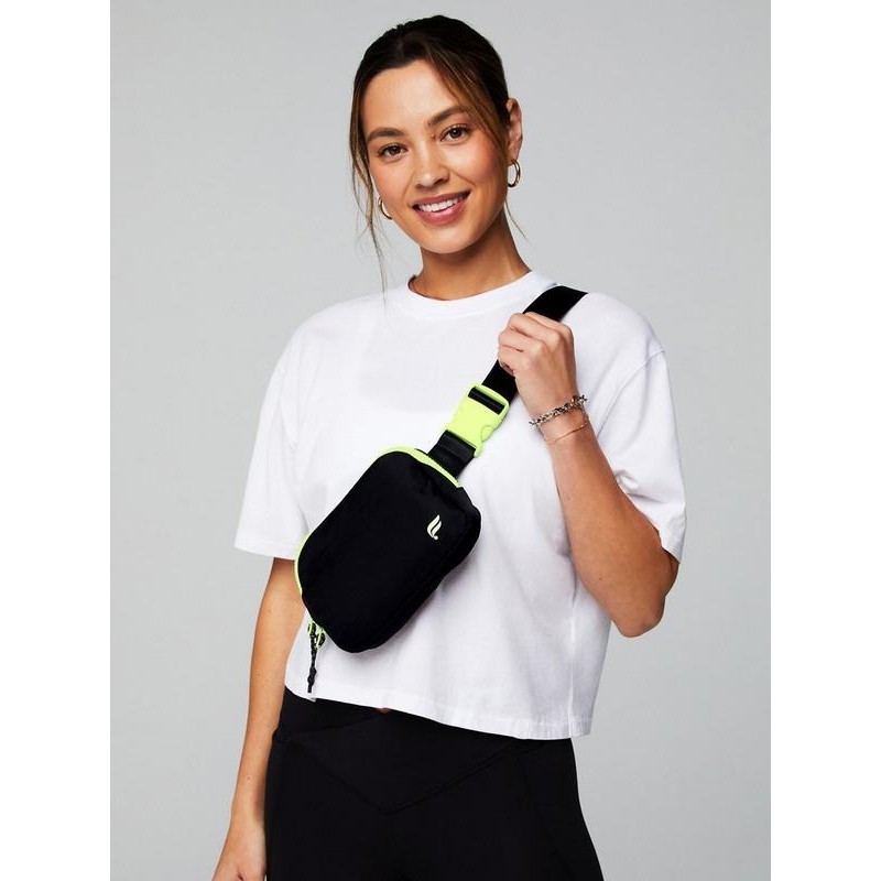 Fabletics The Belt Bag - Adjustable Zip Pack, Quick-Dry, Zip