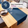Elegant Natural Linen Look Tablecloth, Lina Tablecloth and Table Runner,