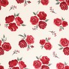 Hudson Baby Unisex Baby Changing Pad Cover, Red Rose, One