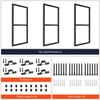 HARDJULAN 2-Tier Square Shelf Bracket, 26-3/8" Height, Wall/Ceiling Mount Storage