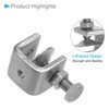 CoCud C Clamp 20mm Mouth Opening Stainless Steel I-Shape Design
