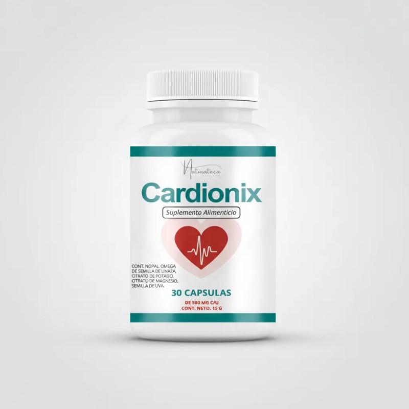 Cardionix Frascos Cápsulas Suplemento Alimenticio