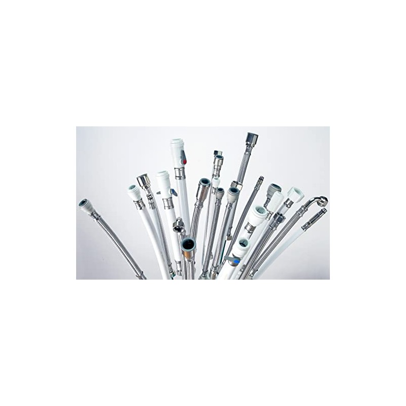 Flexible TAP Connector 1/2" BSP X 1/2" BSP Elbow Lengths