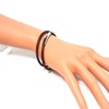 Pair Bracelet Surgical Stainless Steel (316L) Genuine Leather (Cow Leather)