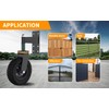 Gate Wheel, 8” Heavy Duty Fence Gate Wheel, Made of