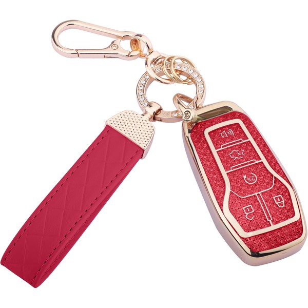 Seedwee for Ford Key Fob Cover, Soft TPU Keys Protector
