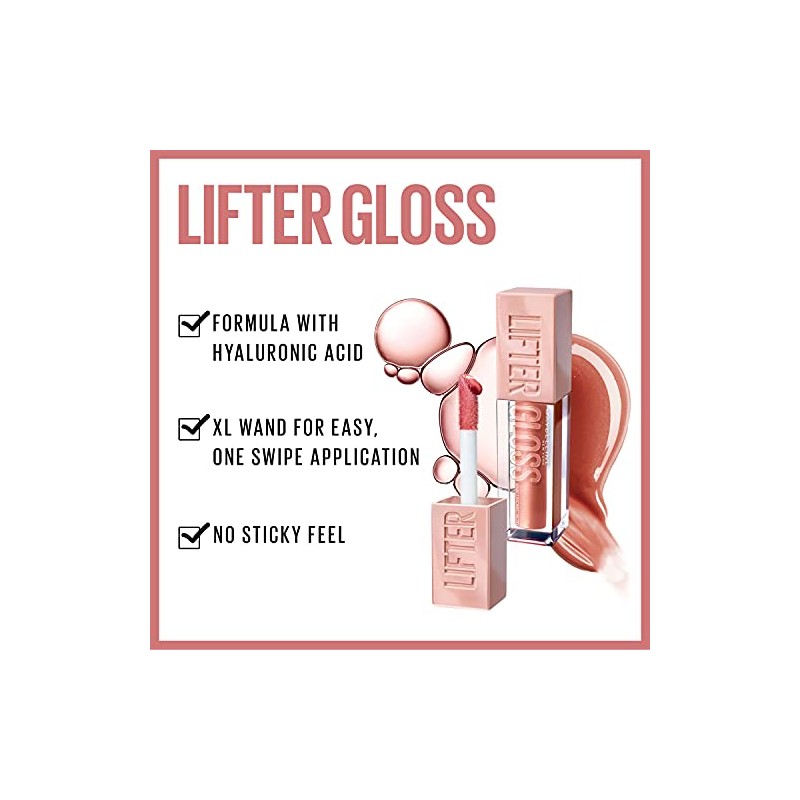 Maybelline Lifter Lip Gloss - 002 Ice (with hyaluronic acid)