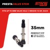 NoTubes Stan's Tubeless Road Valve Stem - Rectangular Stopper