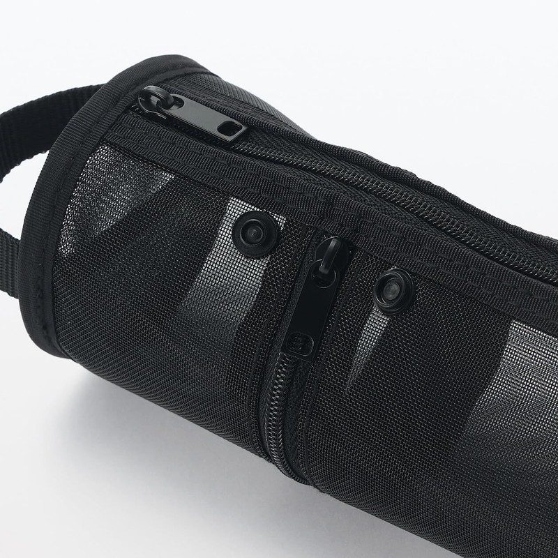 MUJI NDG47A3A Nylon Mesh Pencil Case That Can Be Used