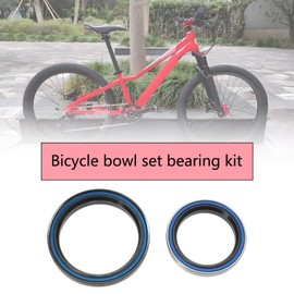 Create idea 2 Pack Bicycle Headset Bearings Compatible with FSA Orbit 1.5 ZS Headset No.57 1-1/8" and 1-1/2" Headset Bearings Sealed Bearings Accessories for Mountain Bike Road Bike