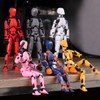 YNTOXIN 4PCS T13 Action Figures Set Lucky 13 Action Figure