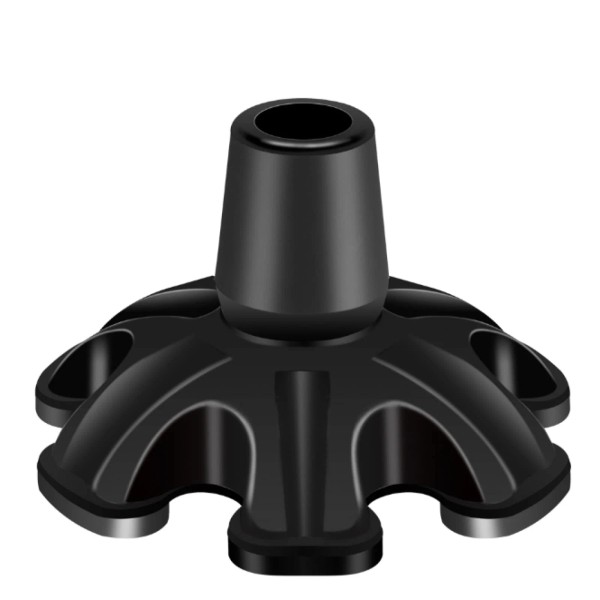 Yojor 3/4 Inch 6 Support Self Standing Cane Tip Walking