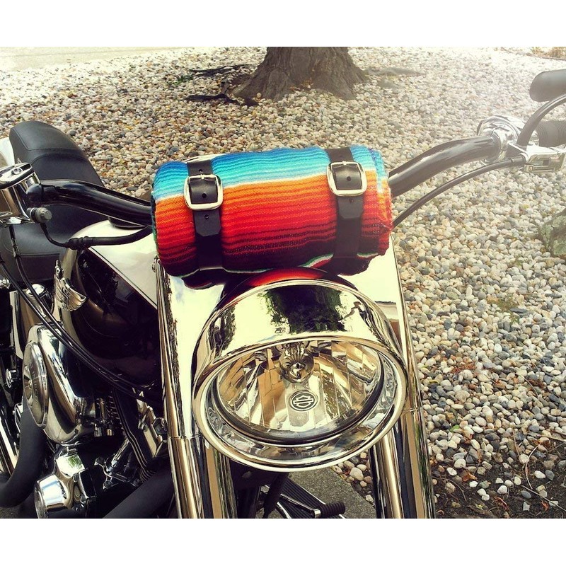 Genuine Leather Blanket Roll