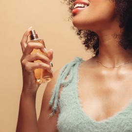 MIX:BAR Vanilla Bourbon Hair + Body Mist Spray for Women + Girls - Vanilla Bean, Sandalwood, Jasmine + Bergamot, Amber Fragrance Notes - Vanilla Bedroom + Hair + Body Oil Spray - Vegan - 5oz