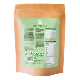 MADENA Pea Protein Powder, 1 kg, Vegan Protein with 85% Protein Content, 100% Protein Isolate, Extra Mild and Fine, Gluten-Free, Lactose-free