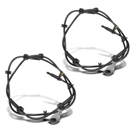A-Premium ABS Wheel Speed Sensor Compatible with Nissan Models - GT-R 2009-2019, 3.8L, Coupe - Front Driver and Passenger Side, Replace# 47910-JF00A, 47910-JF00B, 2-PC Set